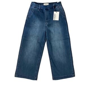 ANTHROPOLOGIE x Evidnt Y2K 1990s Wide Leg Malibu Luxury Denim Jeans SZ 26